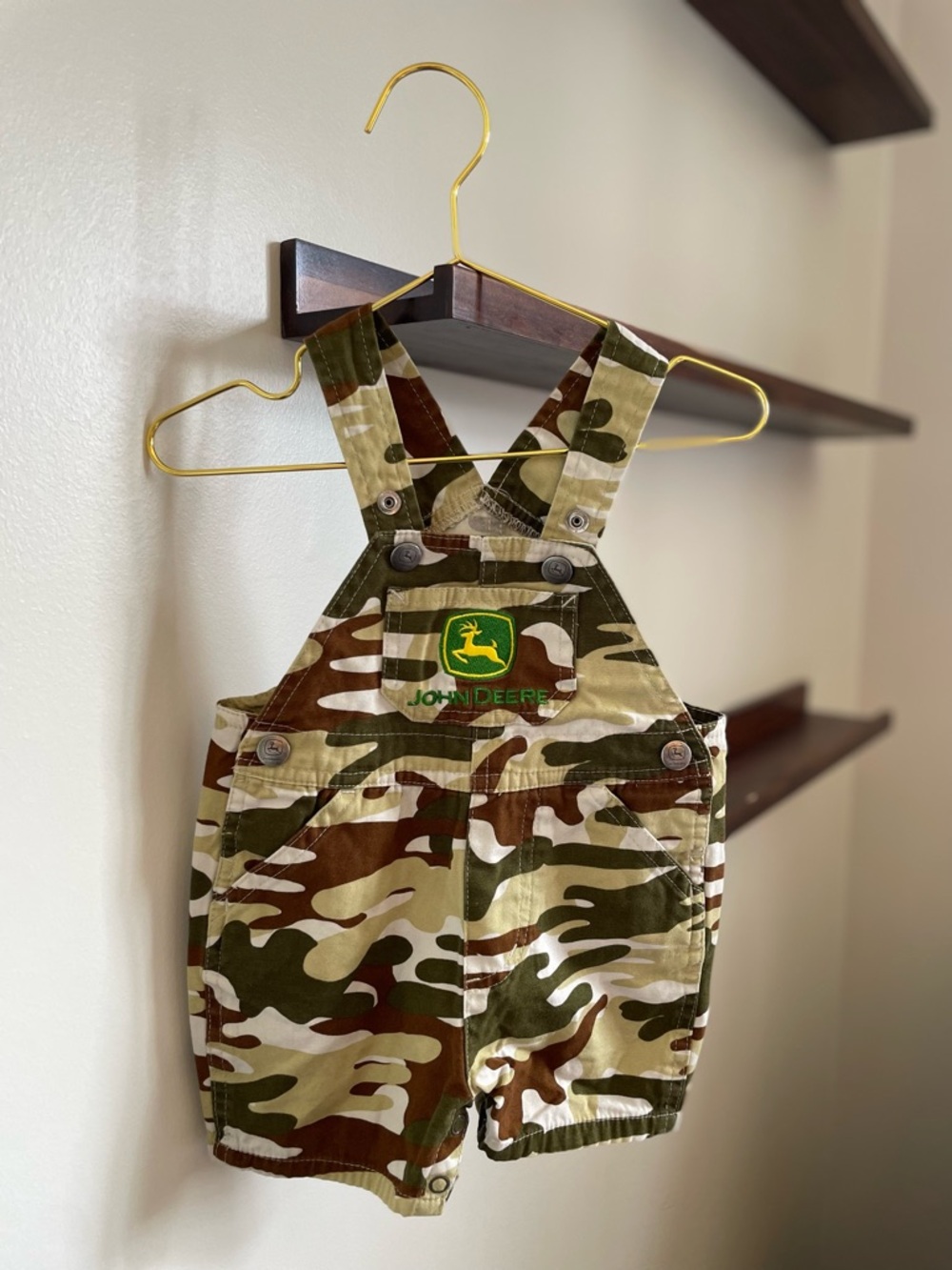 John Deere Camo Short Overalls